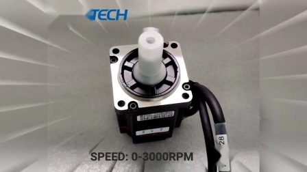 Zltech 저소음 저진동 3상 40mm 100W 24V 6.5A 3000RPM 방수 기어리스 브러시리스 DC 서보 모터, 로봇 암용 IP65 보호 기능 포함